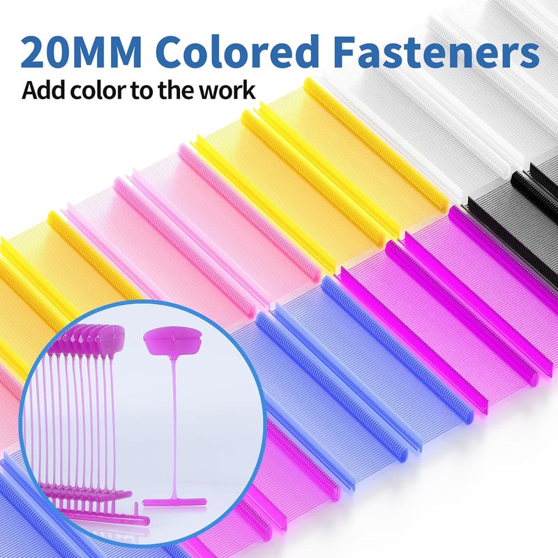 PHIXBEAR Stronge Steel Needle Tagging Gun for Clothing, Price Tag Attacher Gun with 1100pcs Colorful Fasteners 2 inch for Manufacturers, Retailers, Consignment, Yard Sales, Garage Sales - Image 2